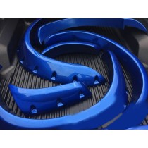 ÉLARGISSEURS D'AILES FORD RANGER PX1 & PX2  FINITION LISSE  55 MM DE LARGE