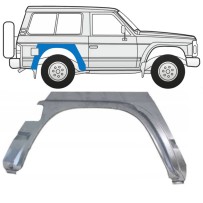 Tôle de réparation de passage de roue arrière Droite pour Nissan patrol GR y60 2 portes