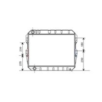 Radiateur Toyota Landcruiser (Série 7)