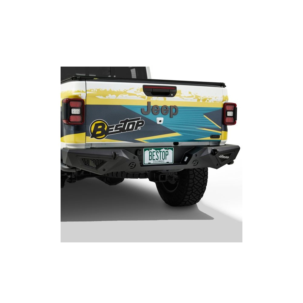 Pare-chocs arrière Highrock 4x4 Granite Series Jeep Wrangler JL 18- Bestop 44962-01 Pare-chocs arrière