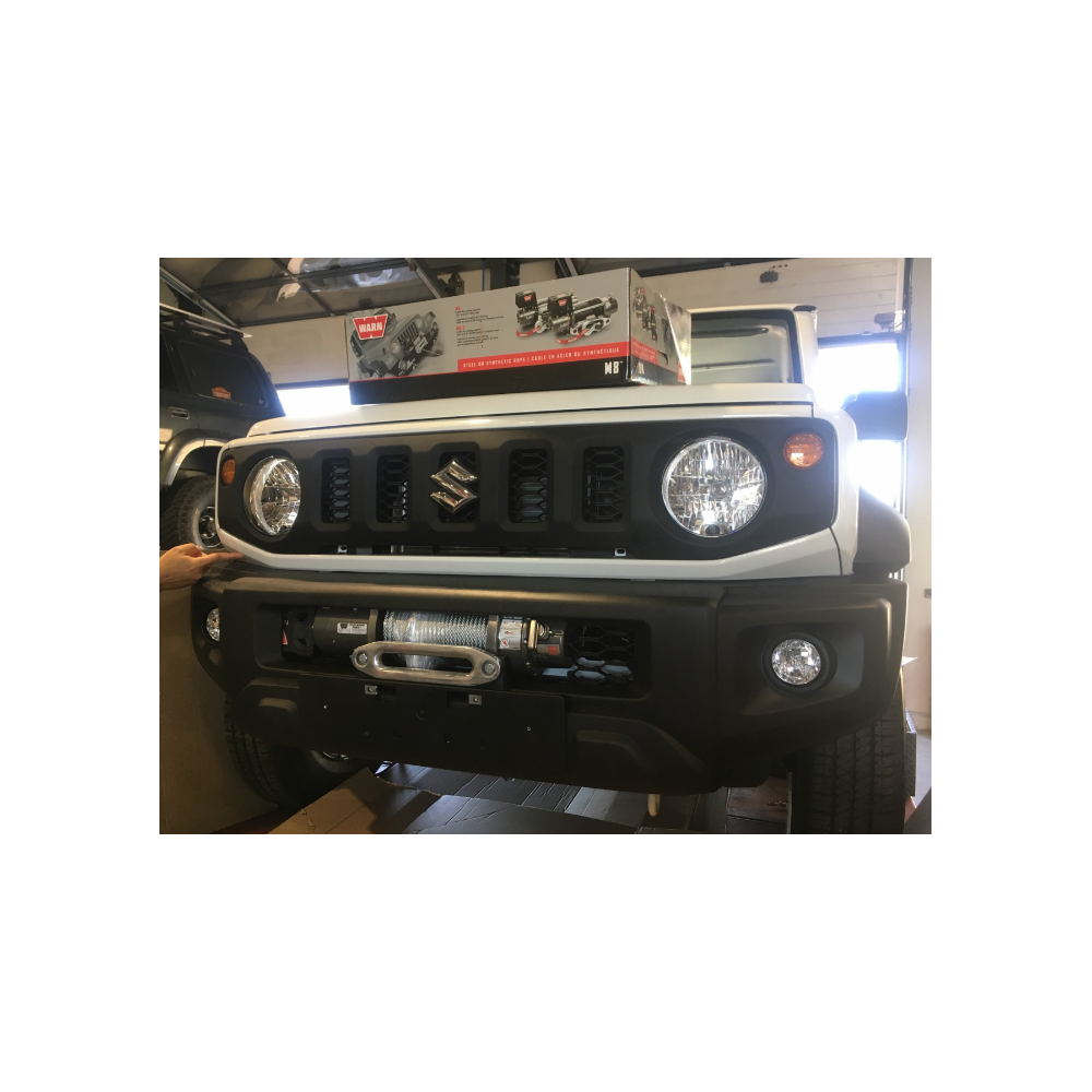 Platine de treuil intégrée au pare-chocs d'origine pour Suzuki Jimny après 2018