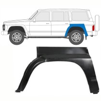 Tôle de réparation de passage de roue arrière Gauche pour Nissan patrol GR y60 5 Portes