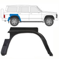 Tôle de réparation de passage de roue arrière Droite pour Nissan patrol GR y60 5 Portes