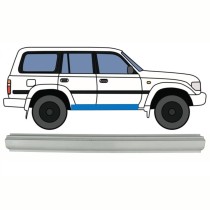 RÉPARATION BAS DE CAISSE EXTÉRIEUR TOYOTA LAND CRUISER HDJ / HZJ / FZJ 80 1990-1996 DROIT   GAUCHE