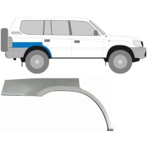 Tôle de réparation de passage de roue arrière Droit pour Toyota Land Cruiser KDJ / KZJ 95 ou 5 portes