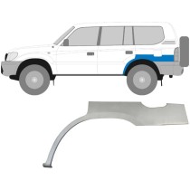 Tôle de réparation de passage de roue arrière Gauche pour Toyota Land Cruiser KDJ / KZJ 95 ou 5 portes