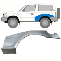 Tôle de réparation de passage de roue arrière Gauche pour Toyota Land Cruiser KDJ / KZJ 90 ou 3 portes