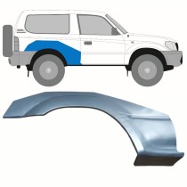 Tôle de réparation de passage de roue arrière Droit pour Toyota Land Cruiser KDJ / KZJ 90 ou 3 portes