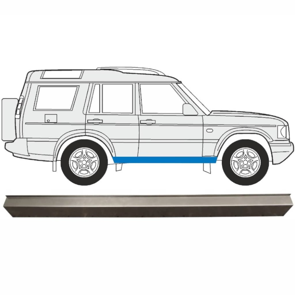 PANNEAU DE RÉPARATION DU SEUIL LAND ROVER DISCOVERY 1989-2004  / DROIT   GAUCHE
