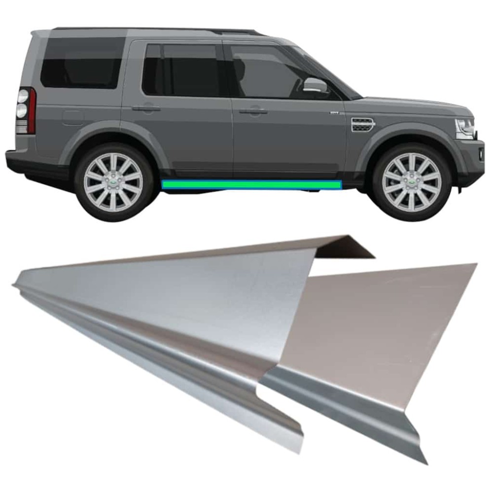KIT RÉPARATION DU SEUIL LAND ROVER DISCOVERY 2004-2009 / TOLES INTERIEUR ET EXTERIEUR KIT RÉPARATION DU SEUIL LAND ROVER DISCOVERY 2004-2009 / TOLES INTERIEUR ET EXTERIEUR