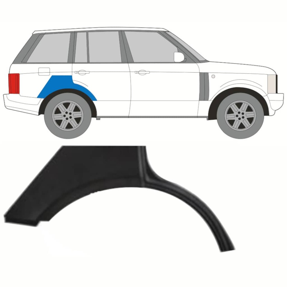 PASSAGE DE ROUE ARRIÈRE DROIT LAND ROVER RANGE ROVER 2002-2012