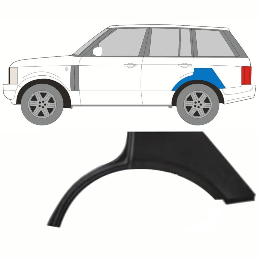 PASSAGE DE ROUE ARRIÈRE GAUCHE LAND ROVER RANGE ROVER 2002-2012
