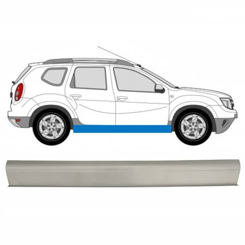 PANNEAU DE RÉPARATION DU SEUIL DACIA DUSTER 2010-2017  / DROIT OU GAUCHE