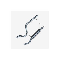 Ligne d'échappement complète après (dé)catalyseur Toyota HDJ100 1998-2007