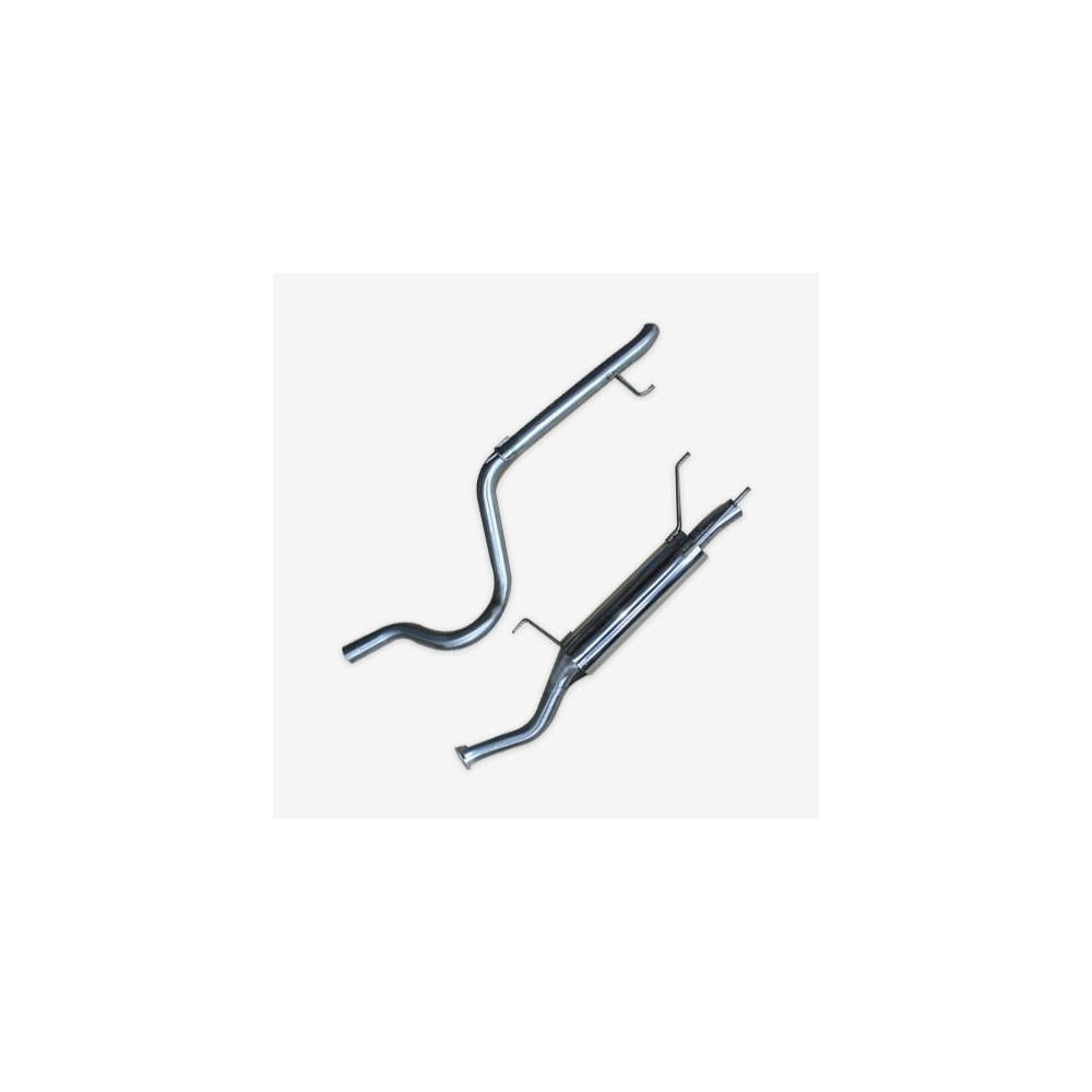 Ligne d'échappement complète après (dé)catalyseur Toyota HDJ100 1998-2007 Ligne d'échappement complète après (dé)catalyseur Toyota HDJ100 1998-2007