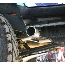 Sortie latérale après (dé)catalyseur pour Toyota HDJ100 1998-2007