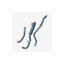 Intermédiaire avec silencieux Sport + tube arrière pour Nissan Navara D40 2.5L DCI (avec fap) 2005-16