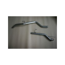 Intermédiaire sans silencieux (après fap) + tube arrière Nissan Navara V6 3.0L DCI, 2010-16