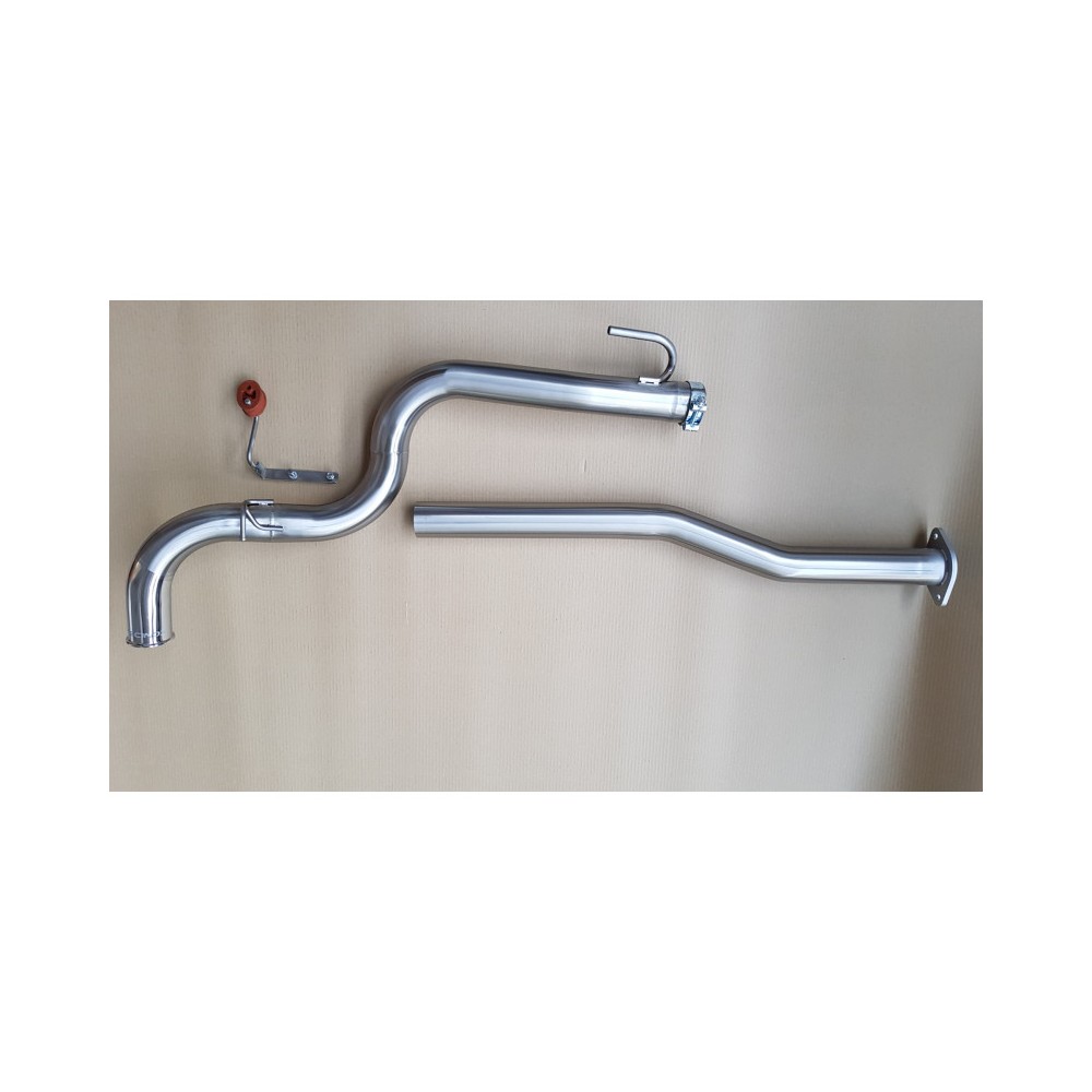Ligne complète en sortie latérale, après filtre à particules, Navara D23 NP300 2.3L DCI, sans AdBlue 2016-21 Ligne complète en sortie latérale, après filtre à particules, Navara D23 NP300 2.3L DCI, sans AdBlue 2016-21