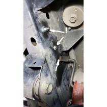 Ligne complète en sortie latérale, après filtre à particules, Navara D23 NP300 2.3L DCI, sans AdBlue 2016-21