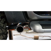 Ligne complète en sortie latérale, après filtre à particules, Navara D23 NP300 2.3L DCI, sans AdBlue 2016-21