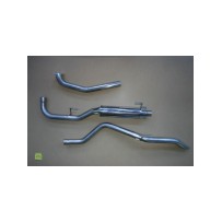 Intermédiaire avec silencieux Sport + tube arrière pour Nissan Navara D40 2.5L DCI (sans fap) 2005-16