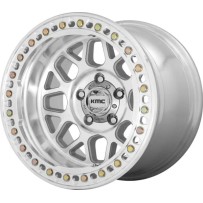 Jante alu Beadlock Machete KMC XD235 8,5x17 5x127 ET0 argent poli Racing Wheels Buggy Wheels GRENAD argent