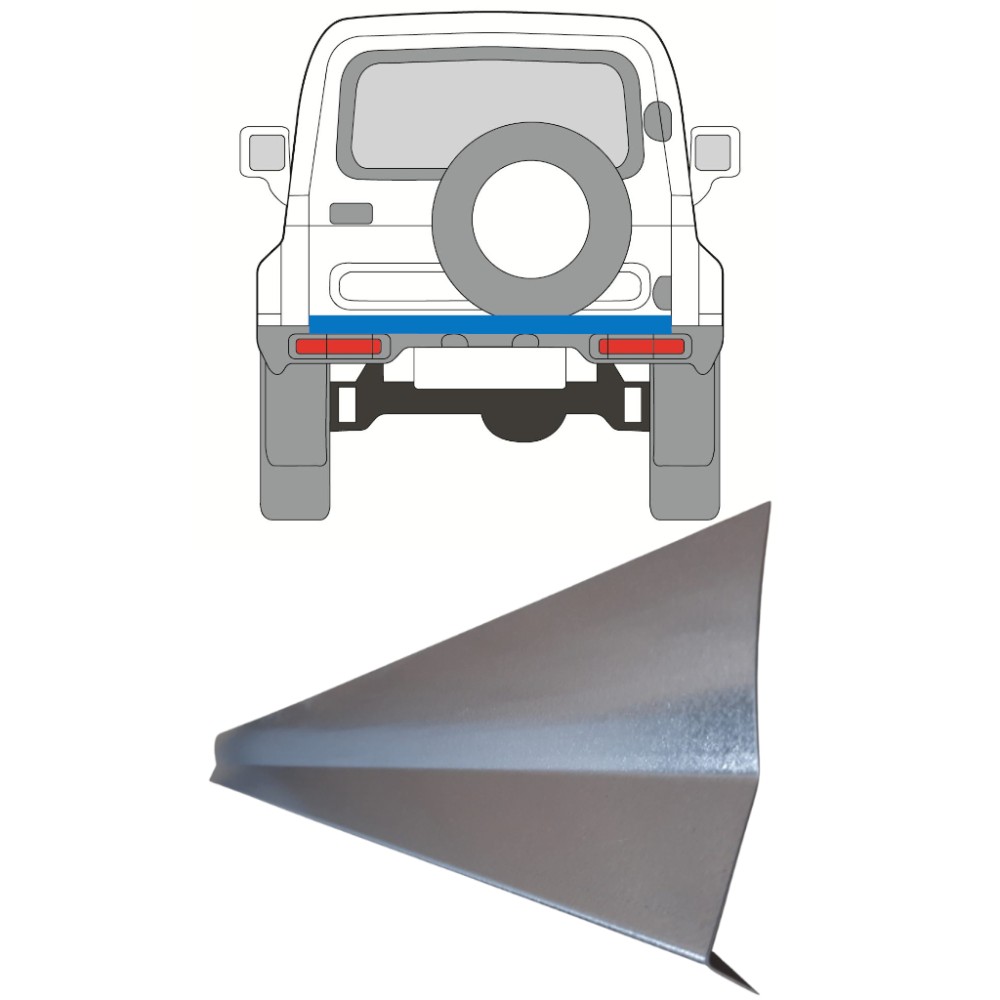 PANNEAU INTÉRIEUR ARRIÈRE POUR SUZUKI SAMURAI 1981-1998