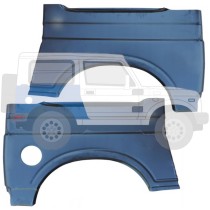Panneau de réparation arc d'aile arrière pour Suzuki Samurai TOLÉ 1981-2004 / Gauche+Droit /