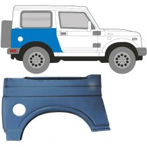 Panneau de réparation arc d'aile arrière pour Suzuki Samurai TOLÉ 1981-2004 / Droite