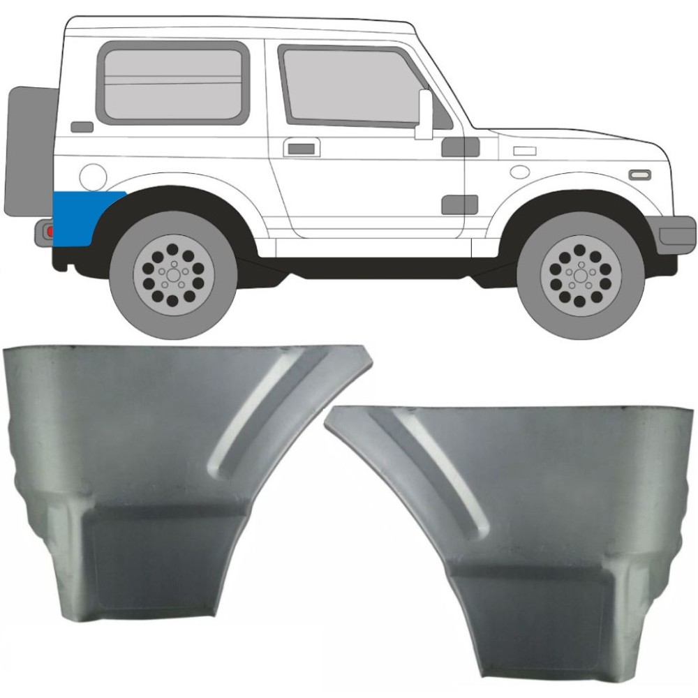 Panneau de réparation coin pour Suzuki Samurai 1981-2004 / Droite + Gauche /