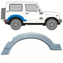 PANNEAU DE RÉPARATION D'arc d'aile arrière / DROIT POUR SUZUKI SAMURAI 1981-2004