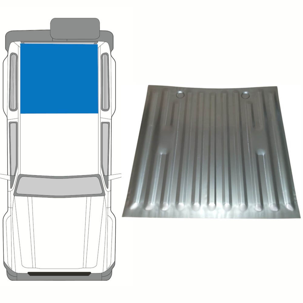 PANNEAU DE RÉPARATION DE PLANCHER ARRIÈRE SUZUKI SAMURAI 1981-2004