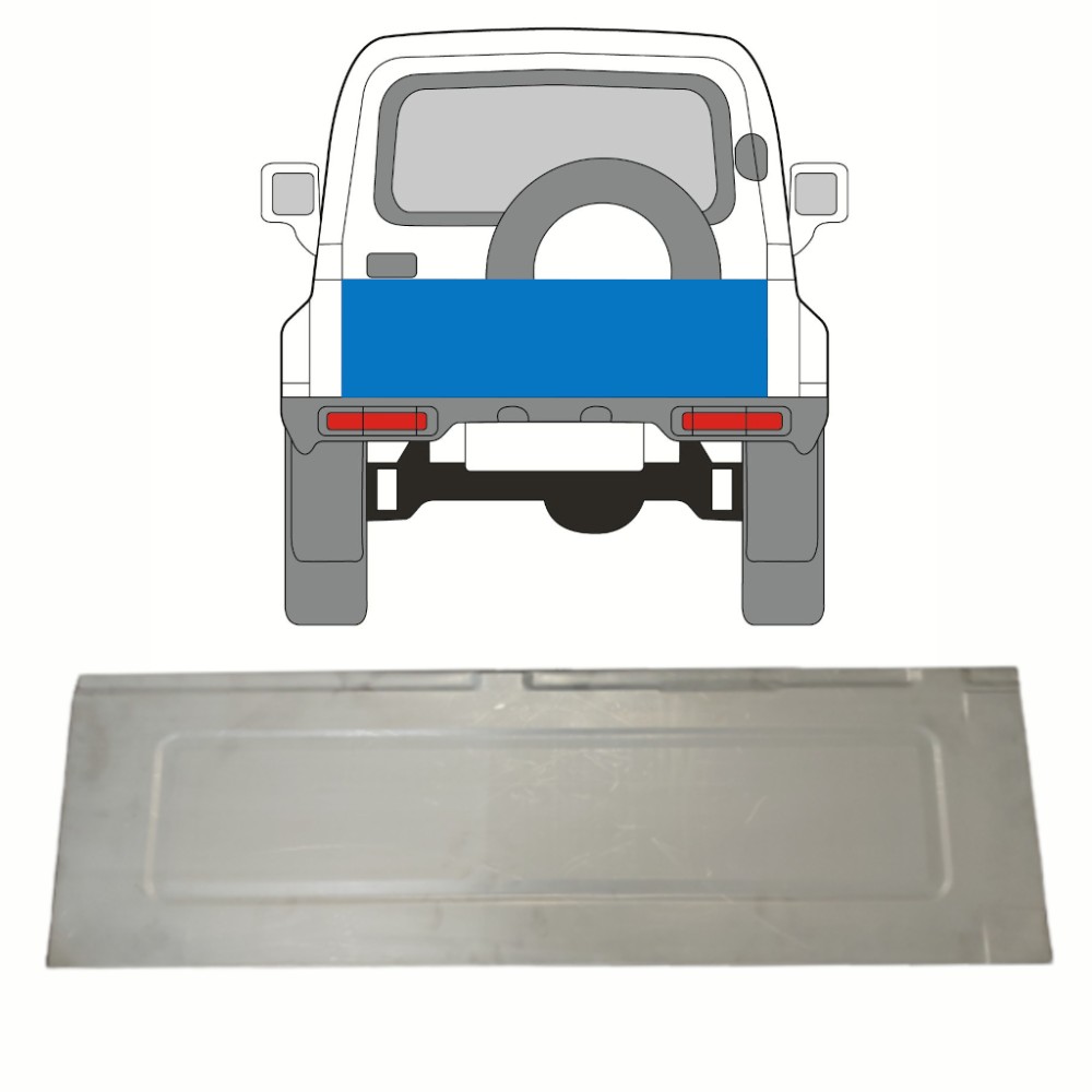 PANNEAU DE RÉPARATION DE PORTE ARRIÈRE SUZUKI SAMURAI 1981-2004