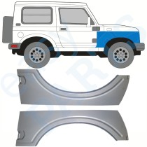PANNEAU DE RÉPARATION D'AILE AVANT / Gauche+Droit / POUR SUZUKI SAMURAI 1981-2004