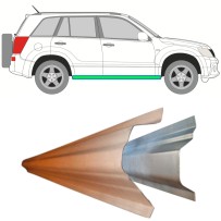 PANNEAU DE RÉPARATION DE SEUIL INTÉRIEUR + EXTÉRIEUR / DROITE OU GAUCHE POUR SUZUKI GRAND VITARA 2005-2012