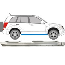 PANNEAU DE RÉPARATION DE SEUIL DROIT COMPLET POUR SUZUKI GRAND VITARA 2005-2012