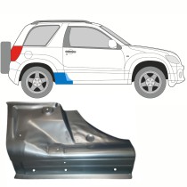 PANNEAU DE RÉPARATION DE SEUIL DE 3 PORTES DROIT POUR SUZUKI GRAND VITARA 2005-2012