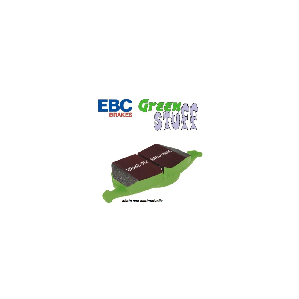 PLAQUETTES DE FREIN AVANT EBC GREENSTUFF PLAQUETTES DE FREIN AVANT EBC GREENSTUFF
