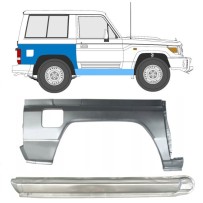 TOYOTA LAND CRUISER LJ70 1984-1993 PASSAGE DE ROUE ARRIÈRE + PANNEAU DE RÉPARATION DU SEUIL / DROIT