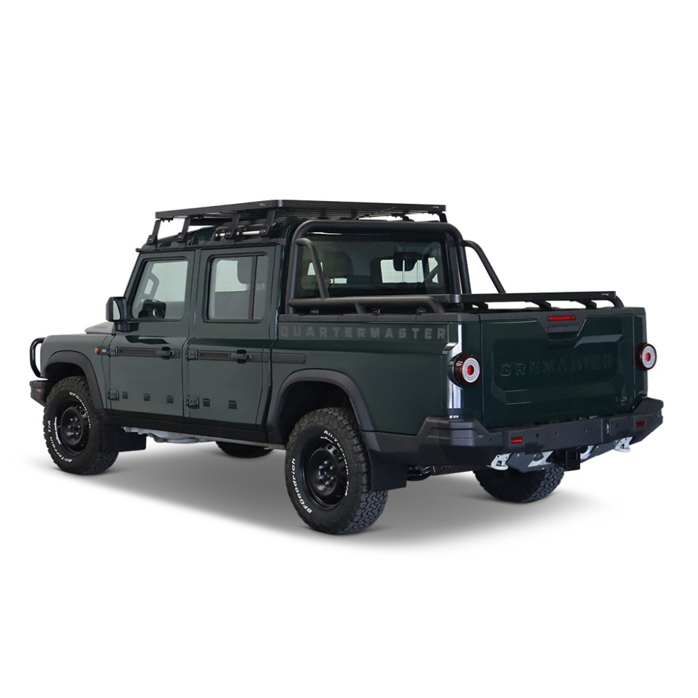 Ineos Grenadier Quartermaster (2023-Current) Roller Tonneau Cover Slimline II Load Bed Rack Kit