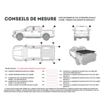 Kit de galerie Slimline II pour une benne de Pick-Up / 1345(l) x 1358(L) - de Front Runner