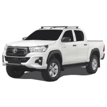 Kit de barres de toit pour une Toyota Hilux Revo DC (2016 - jusqu'à présent) / Rails AND Pieds