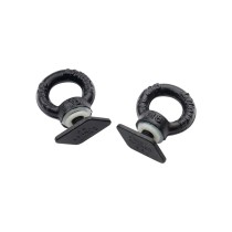 Oeillets d'arrimage noirs pour rails