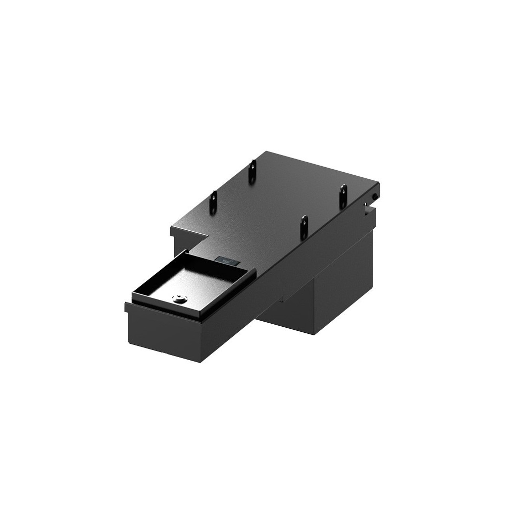 Coffre-fort sous la console dune Toyota Land Cruiser 76 - de Front Runner