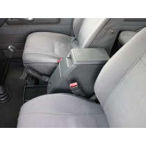 Coffre-fort sous la console dune Toyota Land Cruiser 76 - de Front Runner