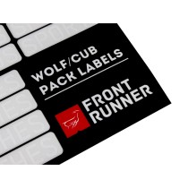 Étiquettes dorganisation de camping Wolf/Cub Pack - de Front Runner