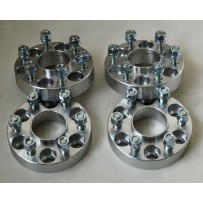 ENTRETOISES DE ROUES ALU 30MM AVEC CENTRAGE NISSAN NAVARA D40 (DEPUIS 2005),  NAVARA D23 (DEPUIS 2017) ET PATHFINDER (6x114,3)