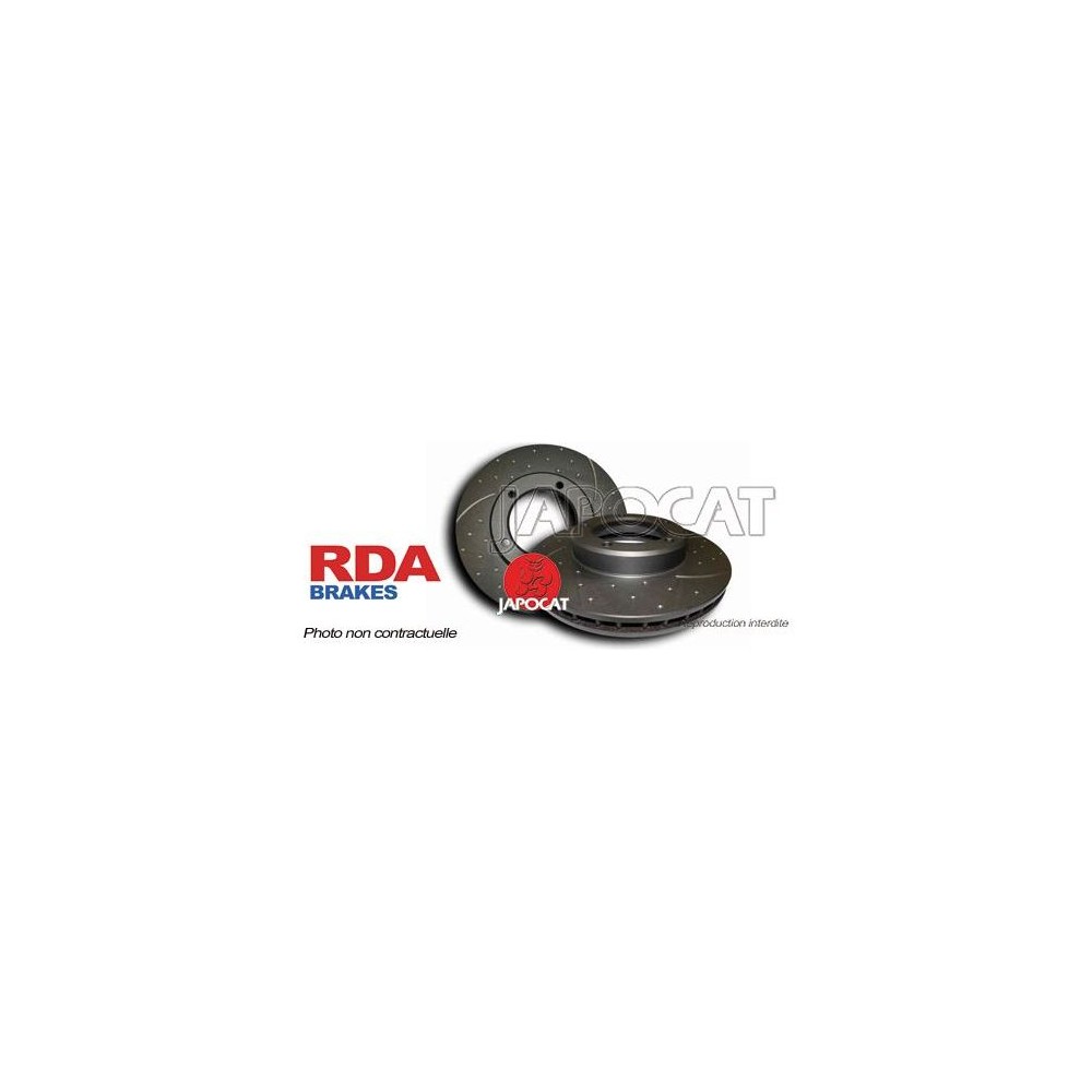 DISQUE DE FREIN AVANT RAINURÉ/POINTÉ RDA (LA PAIRE) DISQUE DE FREIN AVANT RAINURÉ/POINTÉ RDA (LA PAIRE)