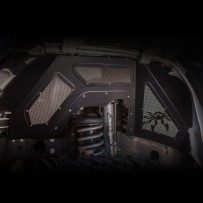 Garde-boue intérieur ventilé noir Jeep Wrangler JL 18- Gladiator JT 20-Poison Spyder